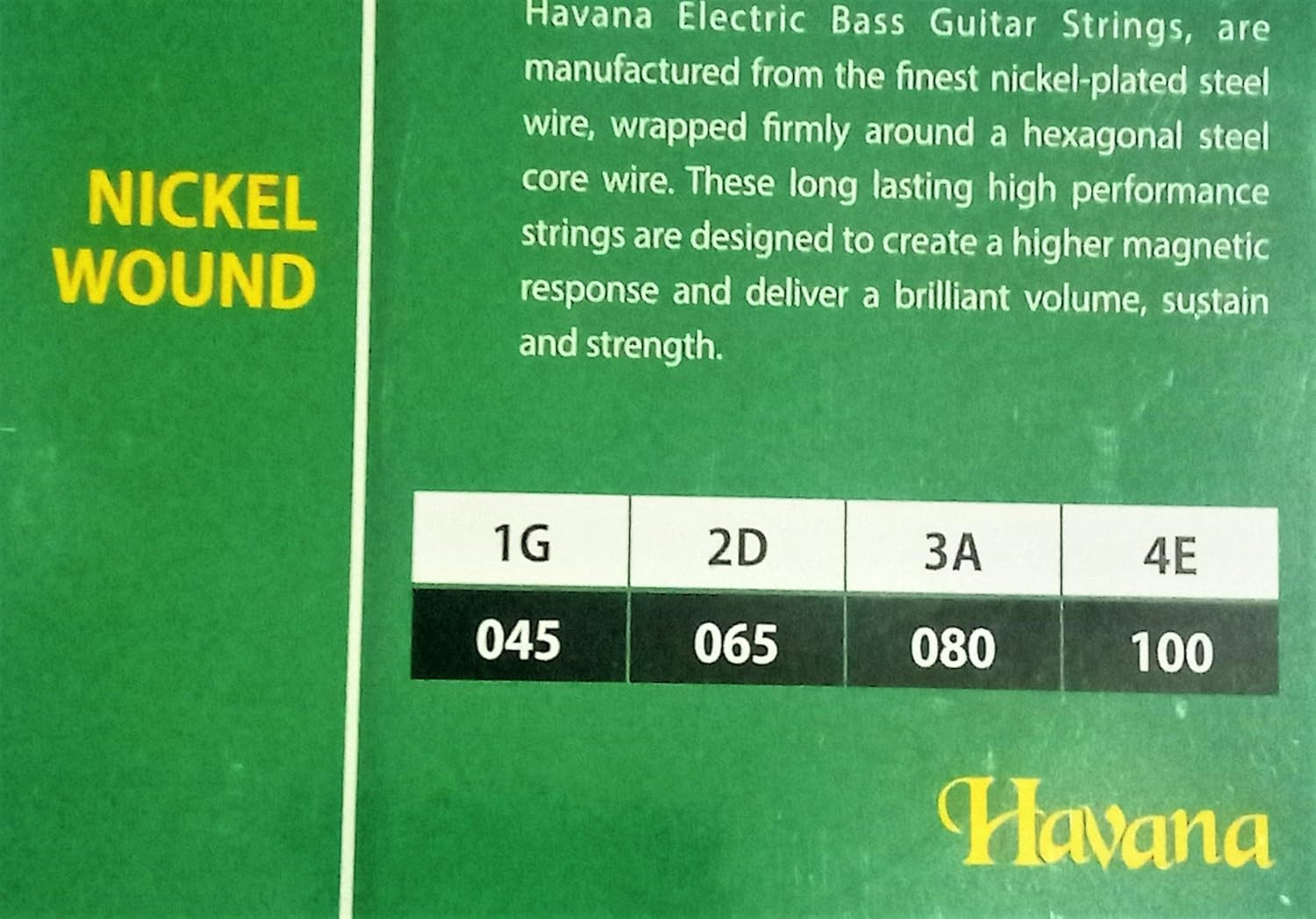 HAVANA ELECTRIC Bass Guitar string EBS440 Nickel wound String