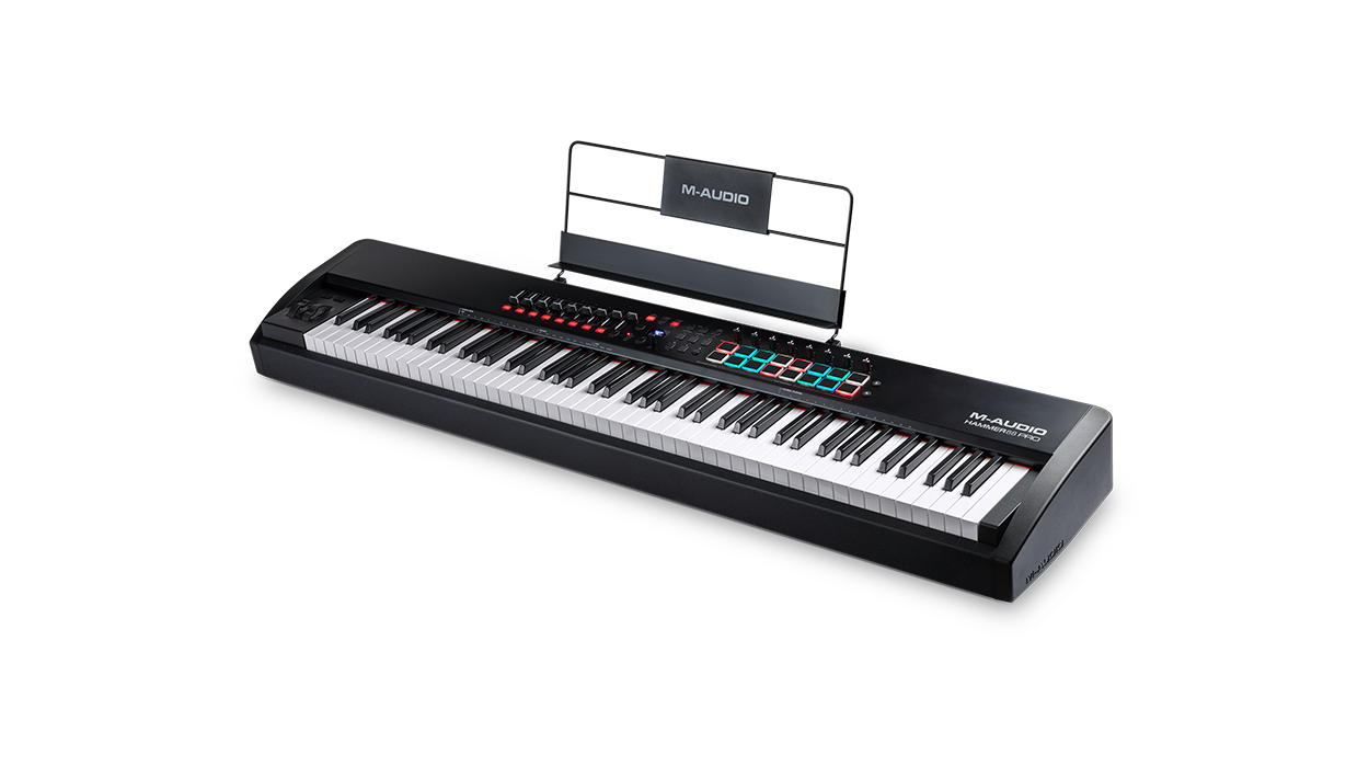 M-Audio Hammer 88 Pro 88-Key Graded Hammer-Action USB MIDI Controller with Smart Controls and Auto-Mapping