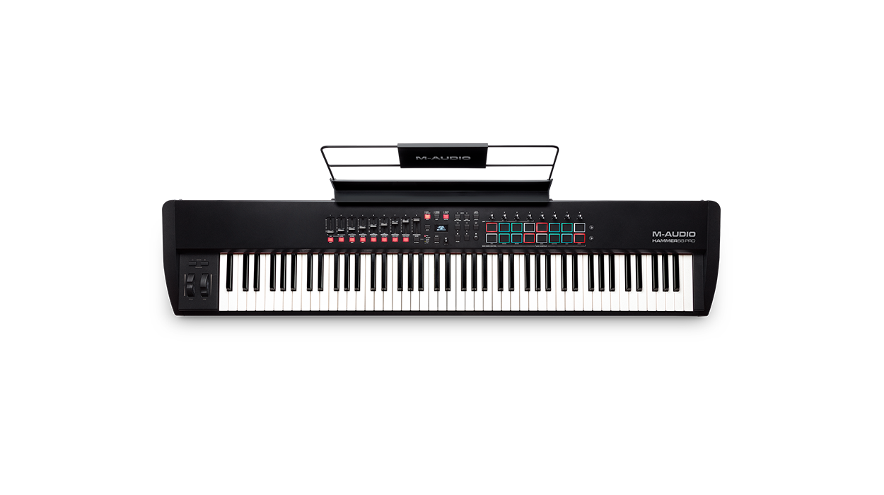 M-Audio Hammer 88 Pro 88-Key Graded Hammer-Action USB MIDI Controller with Smart Controls and Auto-Mapping