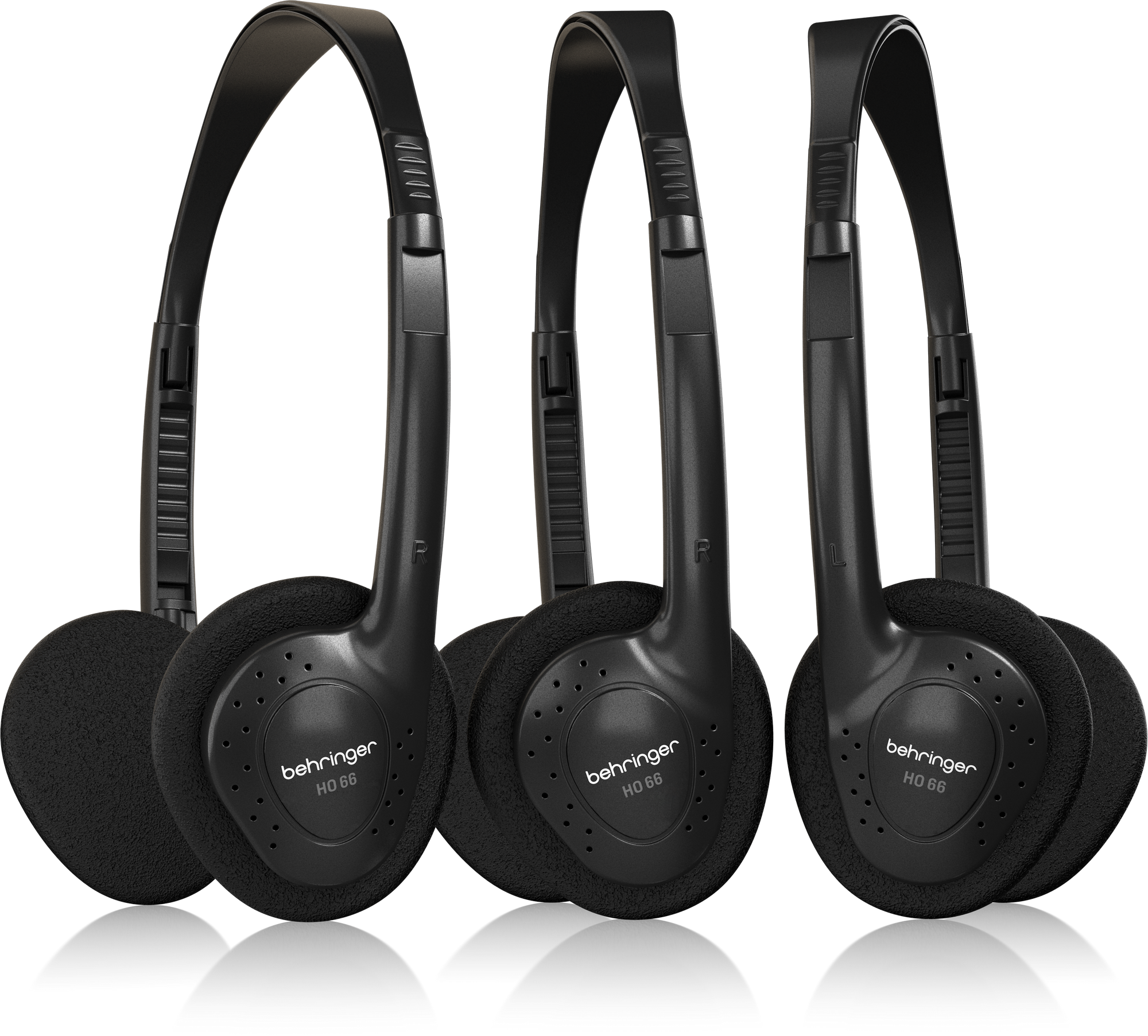 Behringer HO 66 Stereo Headphones 3-Multipack