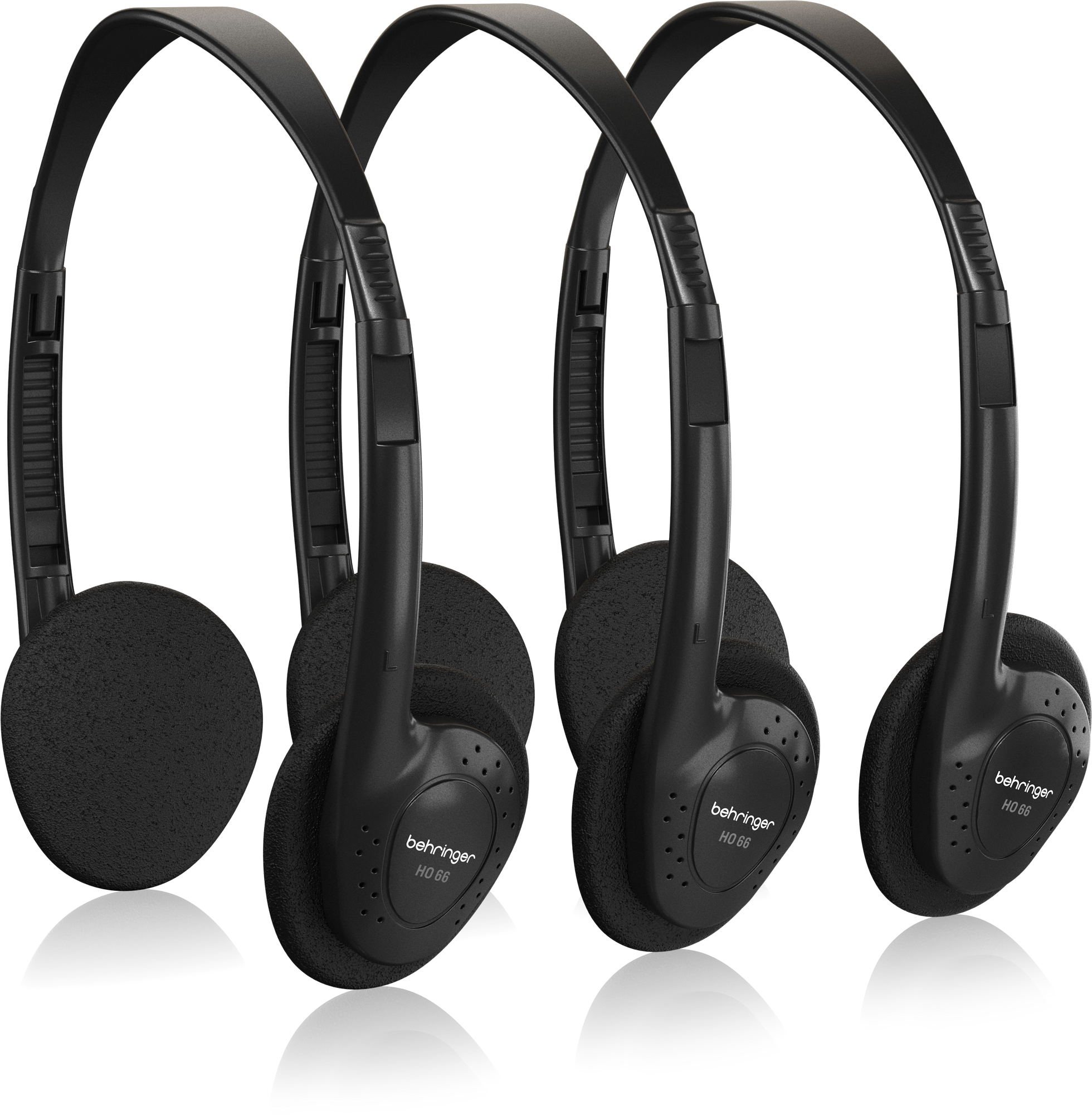 Behringer HO 66 Stereo Headphones 3-Multipack