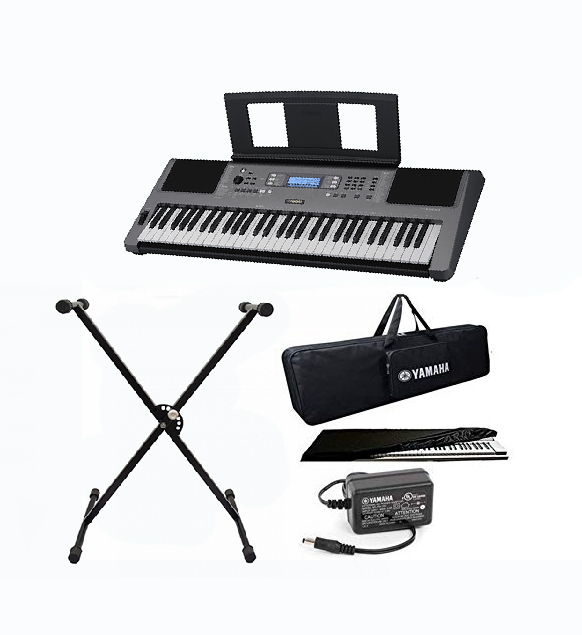 Yamaha PSR-I300 Portable Keyboard 61 Keys with Adapter Stand Carry Bag Dust Cover Combo Pack