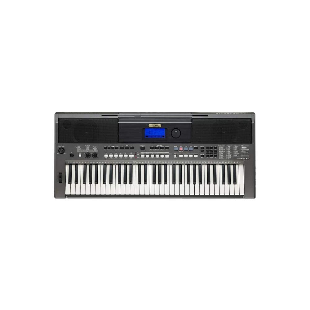 Yamaha PSR-I400 Touch Sensitive 61-Keys Keyboard With Keyboard Double bar Stand Padded Bag Dust Cover Power Adapter