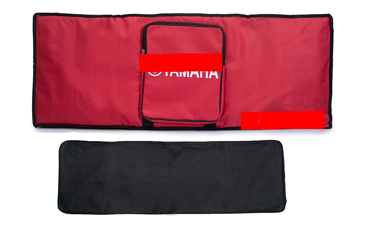 Yamaha keyboard PSR-I400 61-keys digital touch sensitive keyboard with red gig bag stand dust cover adapter combo pack