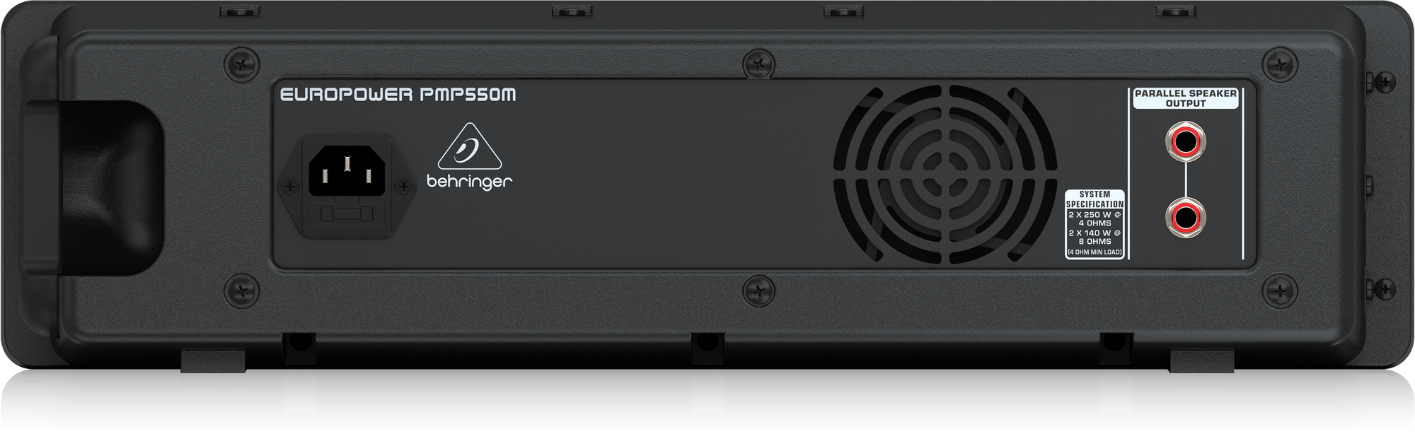 Behringer EUROPOWER PMP550M 500W 5-Channel Powered Mixer with Klark Teknik Multi-FX Processor FBQ Feedback Detection System and Wireless Option