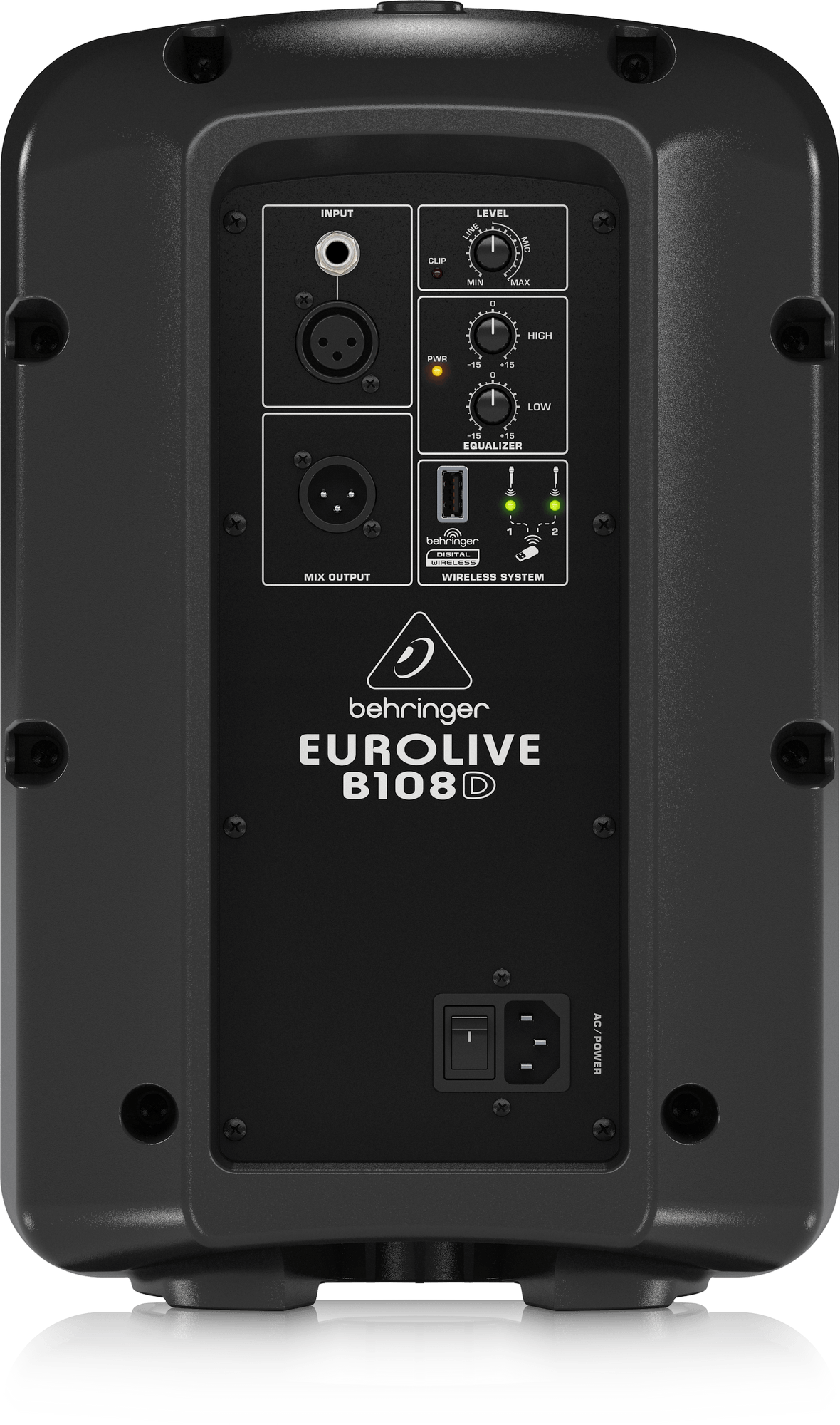 Behringer EUROLIVE B108D Active 300W 2-Way 8 PA Speaker System with Wireless Option