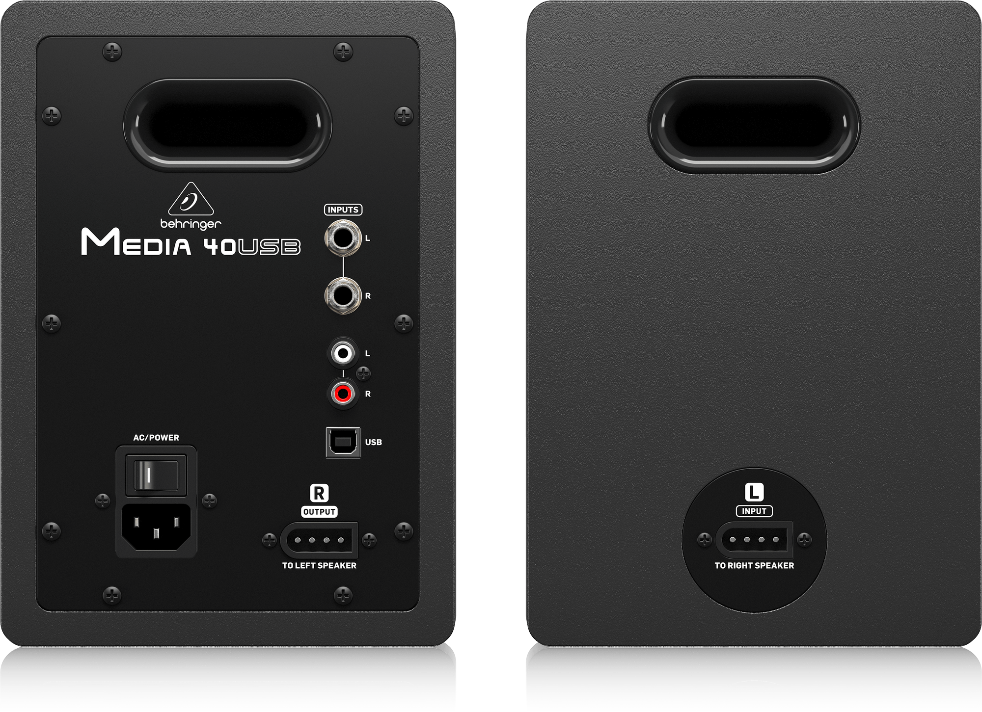 Behringer MEDIA 40USB High-Resolution 150W Bi-Amplified Digital Monitor Speakers with USB Input