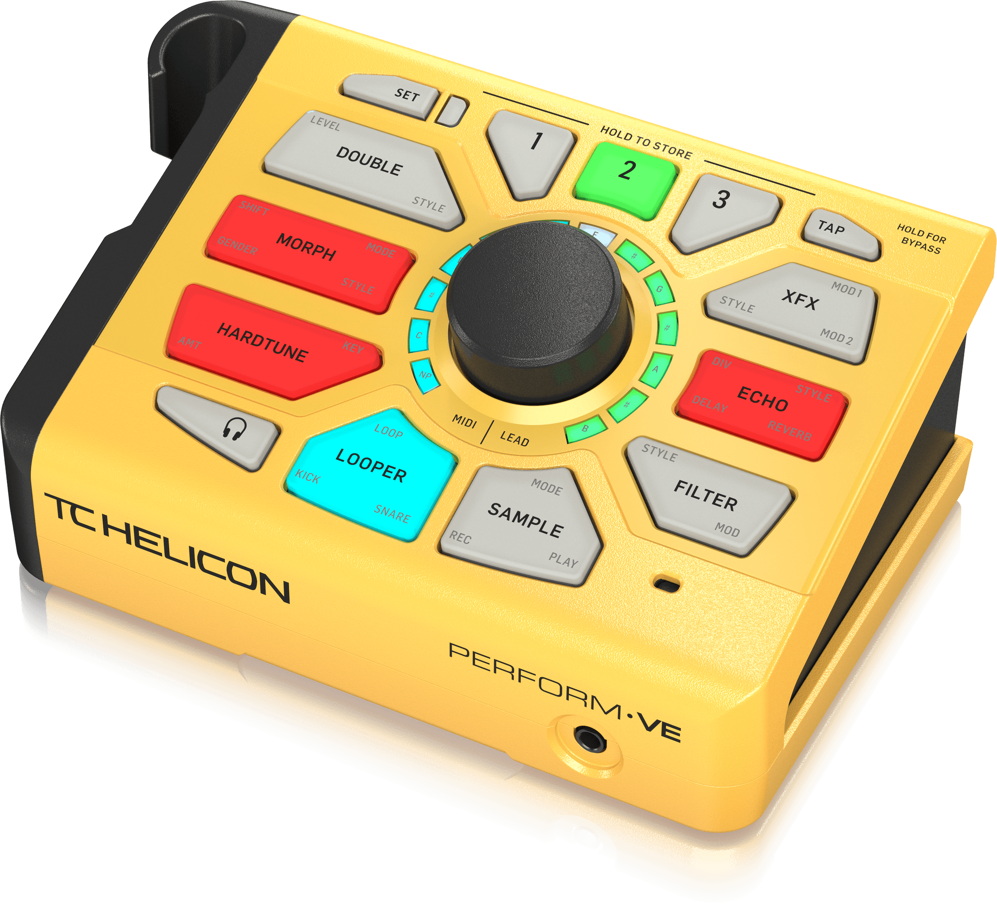 TC Helican PERFORM-VE Revolutionary Vocal Manipulator with MIDI-Pitch-Controlled Sampling Vocal Synth and One-Button Drum Looper