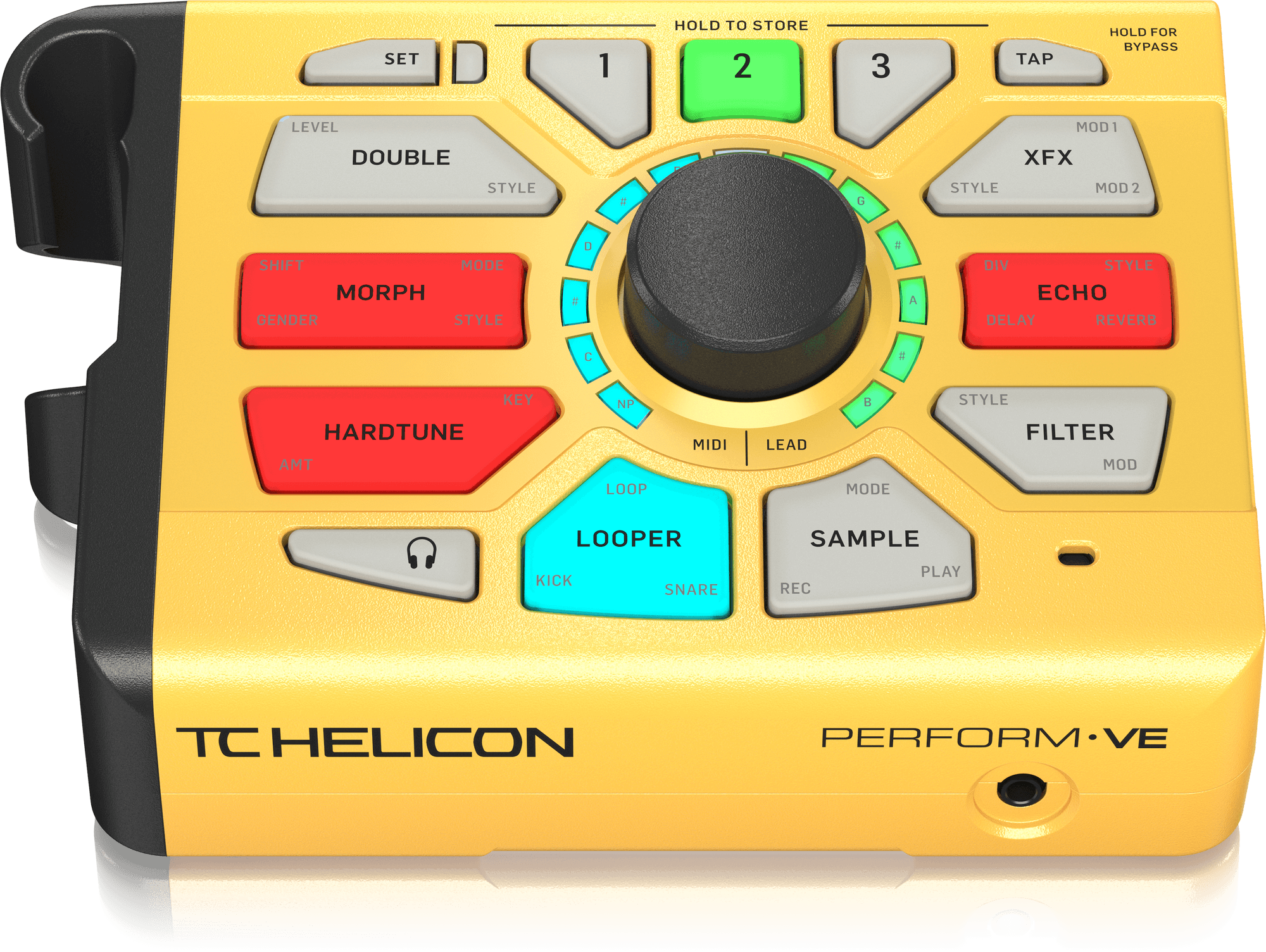TC Helican PERFORM-VE Revolutionary Vocal Manipulator with MIDI-Pitch-Controlled Sampling Vocal Synth and One-Button Drum Looper