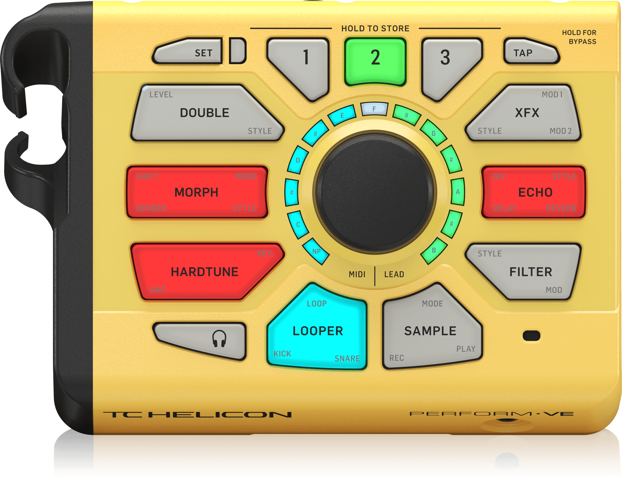 TC Helican PERFORM-VE Revolutionary Vocal Manipulator with MIDI-Pitch-Controlled Sampling Vocal Synth and One-Button Drum Looper
