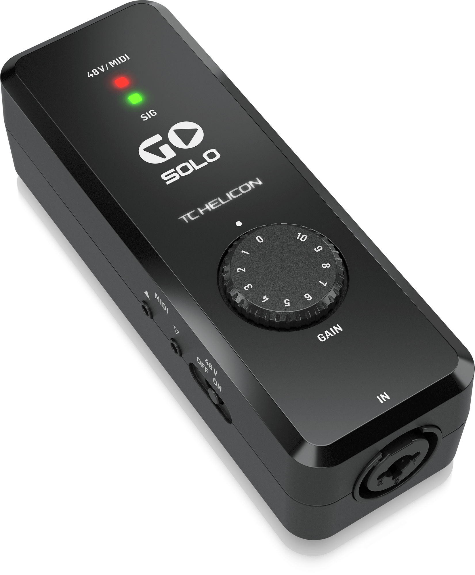 TC Helican GO SOLO High-Definition AudioMIDI Interface for Mobile Devices