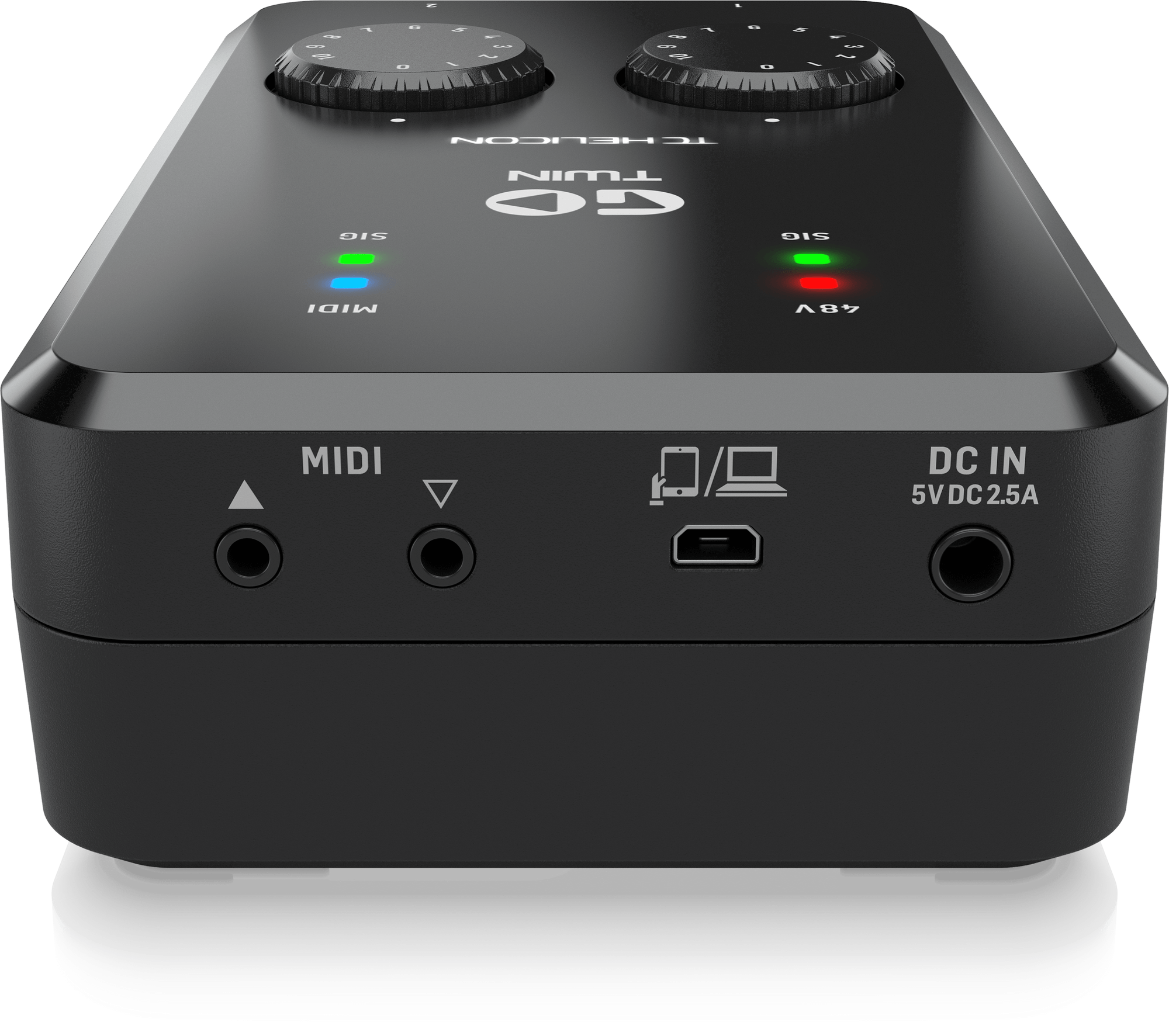 TC Helican Go Twin High-Definition 2-Channel AudioMIDI Interface for Mobile Devices