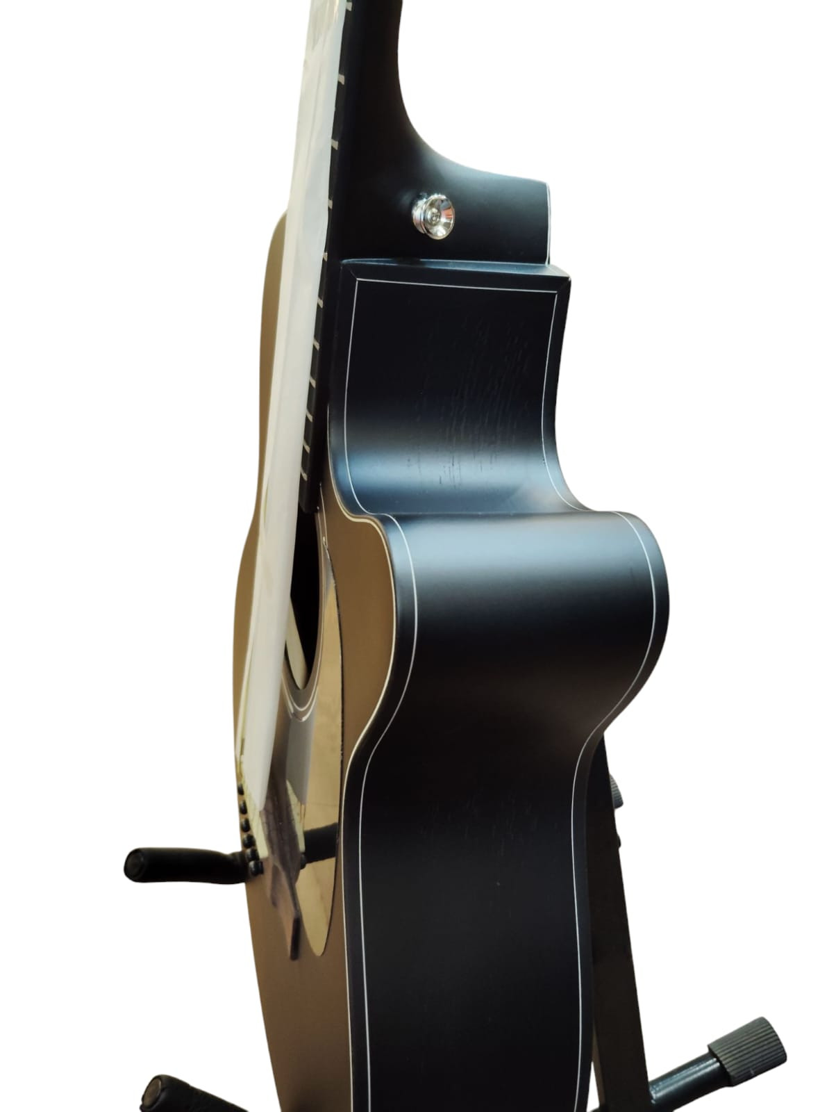 Trinity TNY-3900BK Acoustic Guitar Linden Wood Rosewood Right Hand Orientation Black