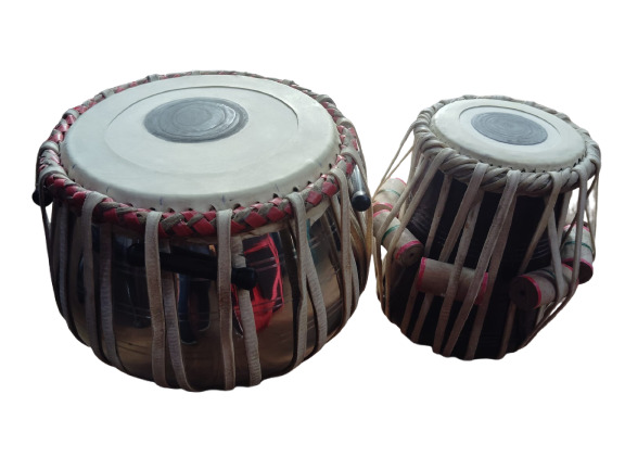 Tabla Set Wooden Tabla Drums pair with Tabla Cushion Bag and Hammer for Professionals