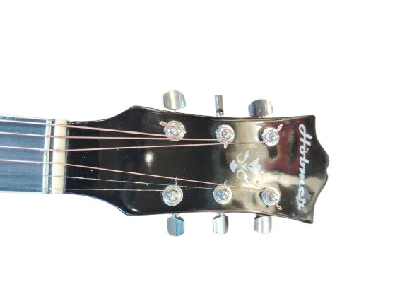 Hobmer 185 Export Semi acoustic Guitar 40  Black With Case