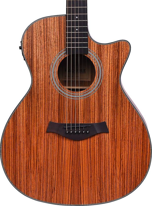 Kadence acoustica series zebra wood semi acoustic guitar sale