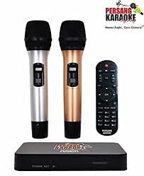 Karaoke Microphone Fusion PK-9090 Two Wireless Microphone Andriod System