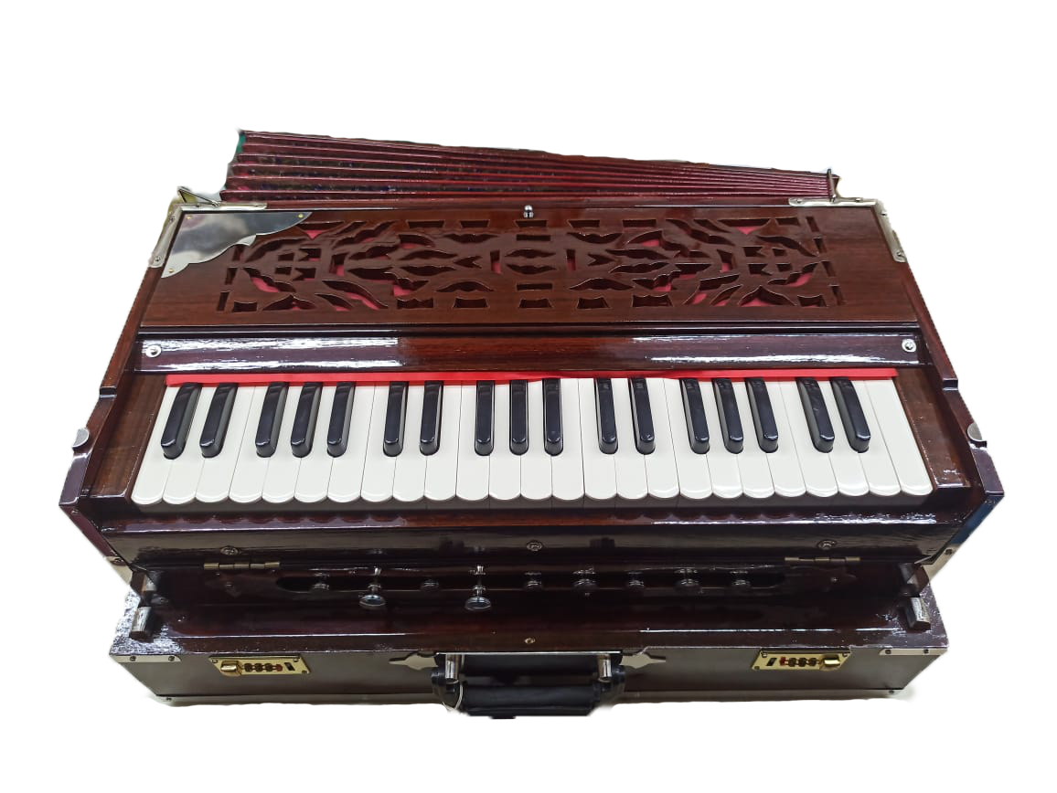 Sharma Kolkata Model 7 Stopper 42 Keys 7 Bellow Foldable Harmonium