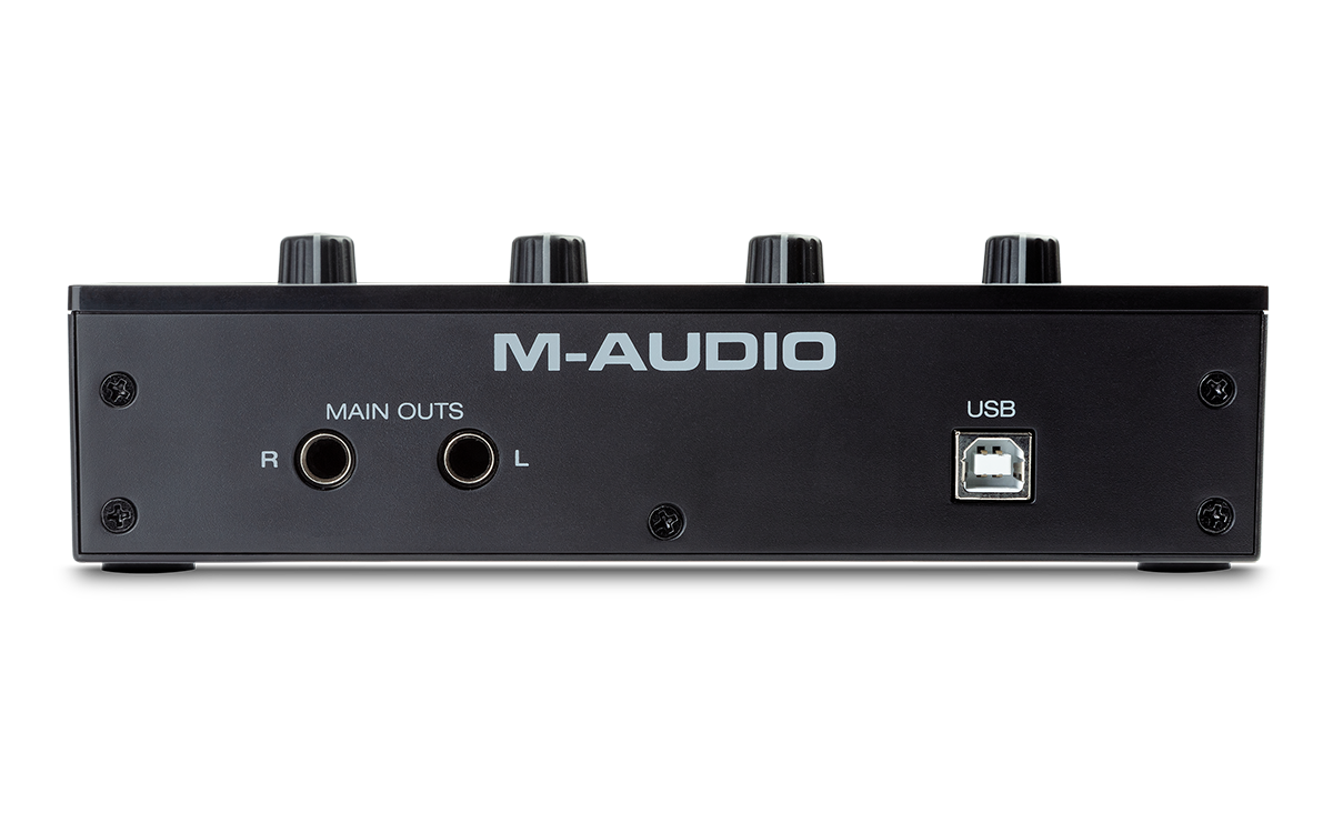 M-Audio M-Track Duo 48-KHz 2-channel USB Audio Interface with 2 Combo Inputs with Crystal Preamps and Phantom Power