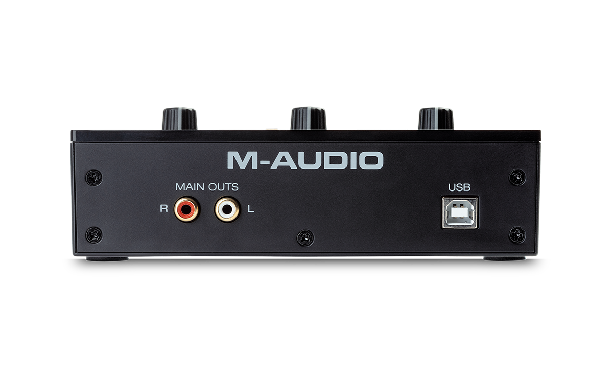 M-Audio M-Track Solo 48-KHz 2-channel USB Audio Interface with 1 Crystal Preamp Phantom Power and Instrument Input