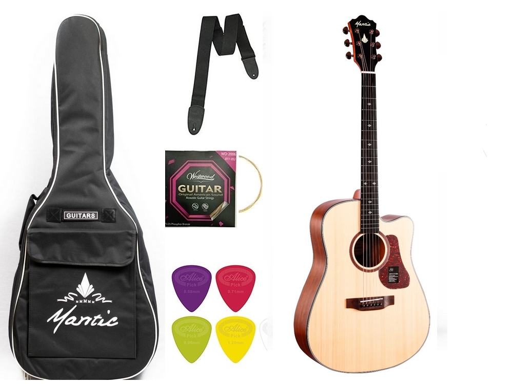 Mantic AG370C Acoustic Guitar Combo Pack