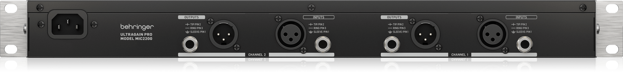 Behringer ULTRAGAIN PRO MIC2200 Audiophile Vacuum Tube MicrophoneLine Preamplifier