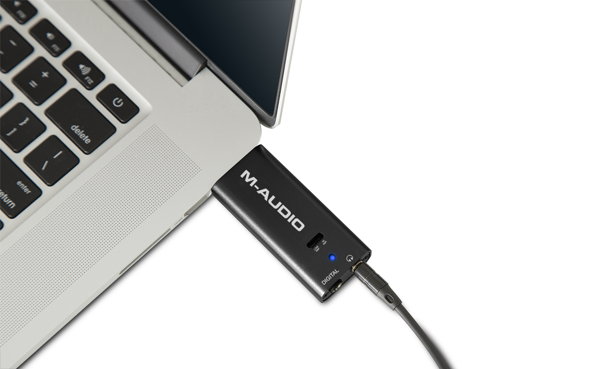 M-Audio Micro DAC Portable Digital-to-Analog Converter with Analog Coaxial Digital Outputs