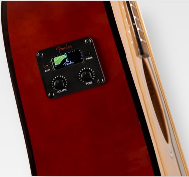 Fender  Semi Acoustic Guitar Wn  FA-25CE NATURAL