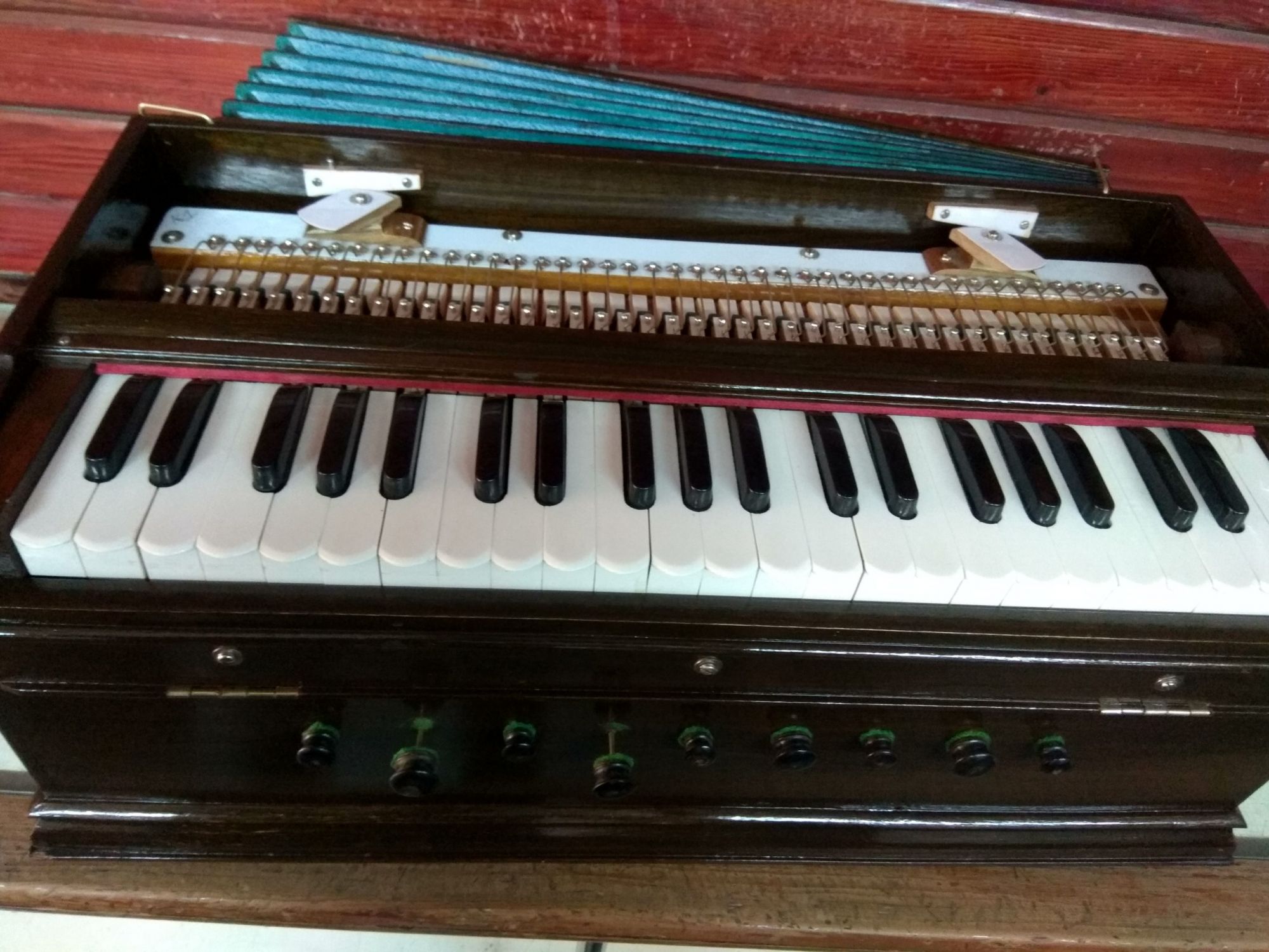 NS Reed 7 Bellow Fix harmonium - Tickle Wood
