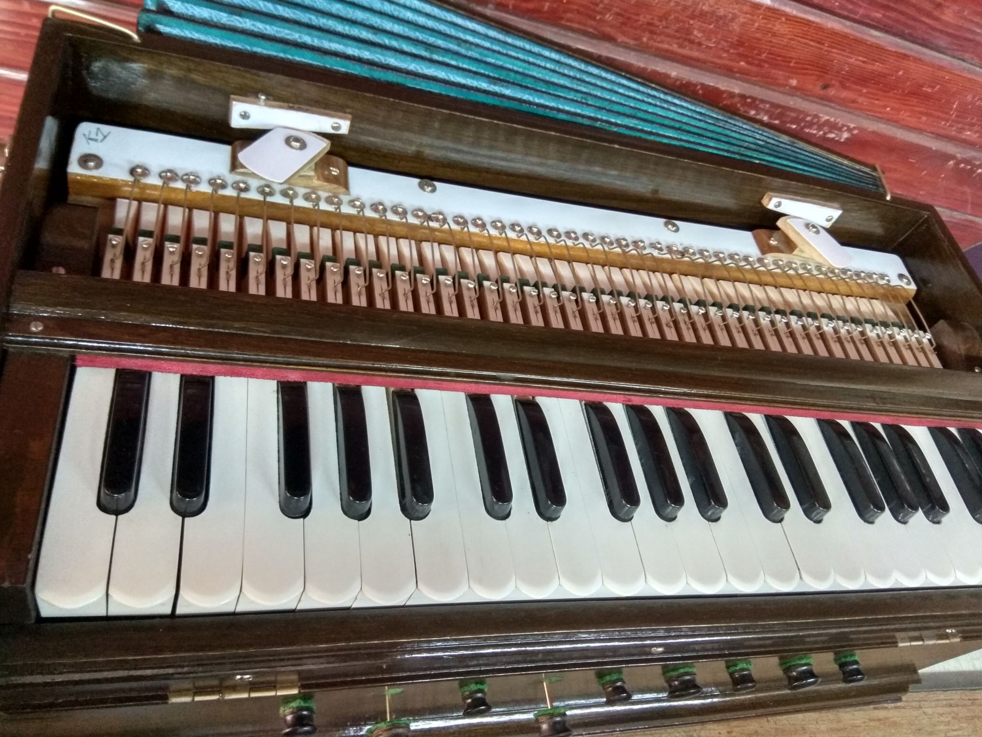 NS Reed 7 Bellow Fix harmonium - Tickle Wood