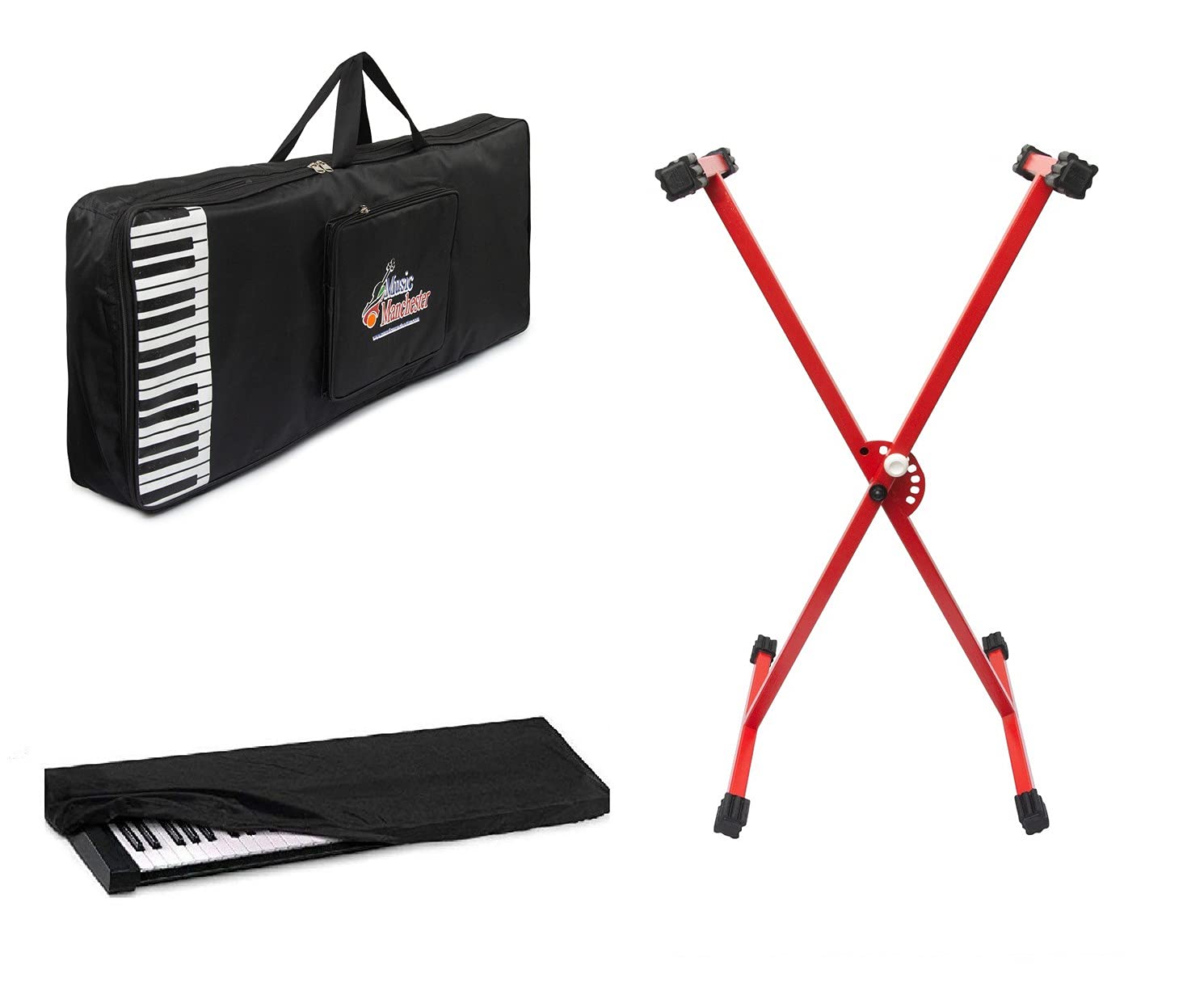 Padded Quality Keyboard Bag With Heavy Duty Keyboard Stand and Dust Cover Keyboard Bag