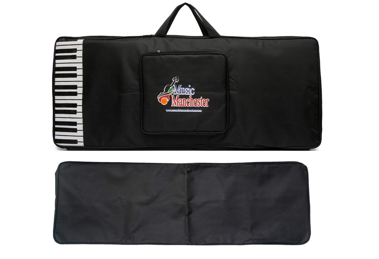Padded Quality Keyboard Bag With Heavy Duty Keyboard Stand Black and Dust Cover Headphone Jack to Jack Cable for Casio CTX 9000 CTX 870 CTX 700 Keyboards
