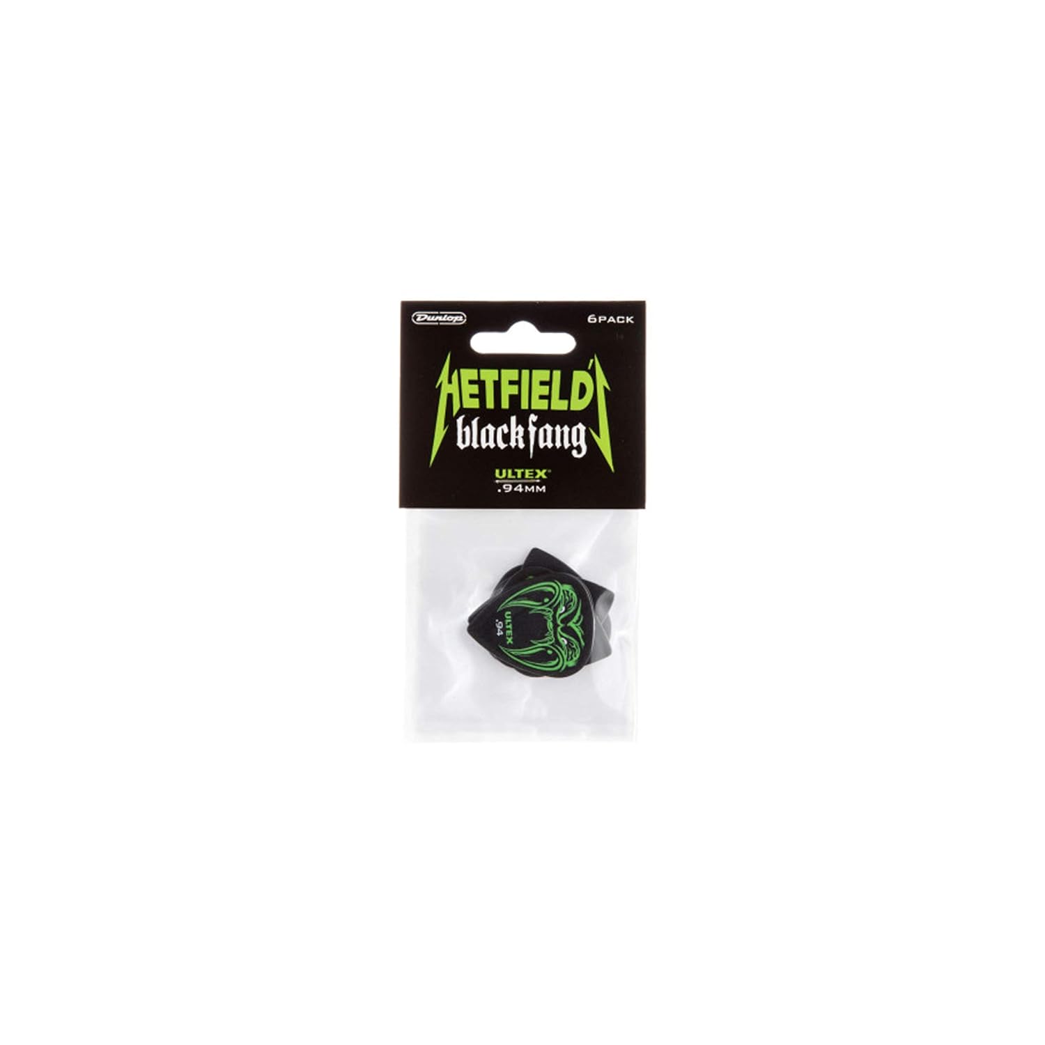 Dunlop PICKS BLACK FANG PH112P94 6 PCS