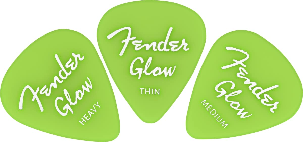 Fender Glow-in-the-Dark Guitar Picks 351Shape