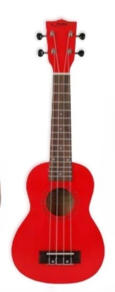 Techno TRC-221PL Ukulele Soprano Red
