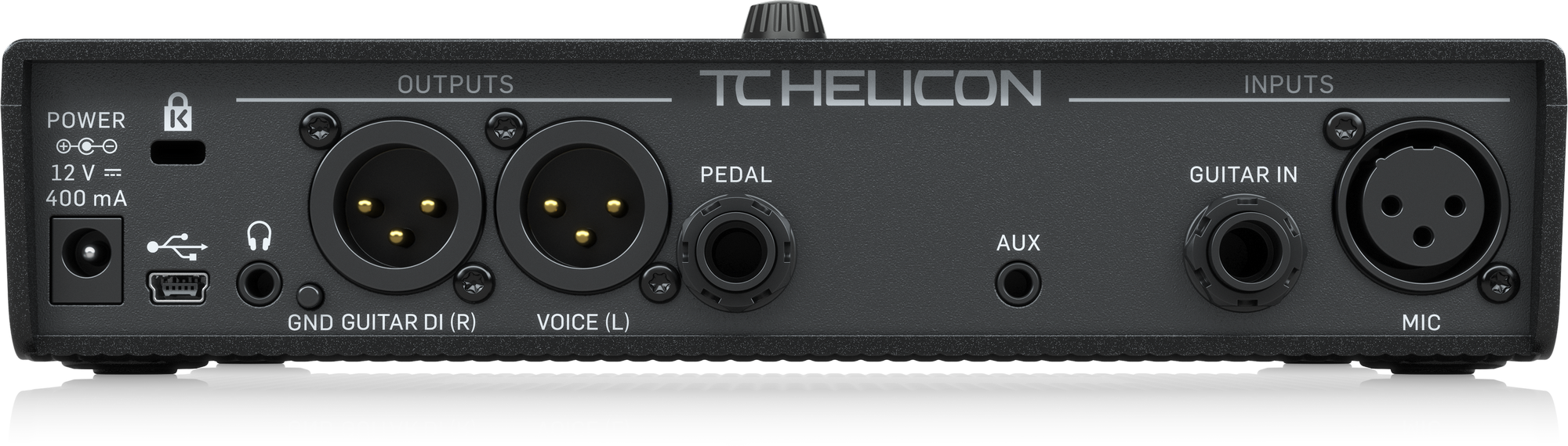 TC Helican PLAY ACOUSTIC 3-Button Vocal and Acoustic Guitar Effects Stompbox with BodyRez and Looping
