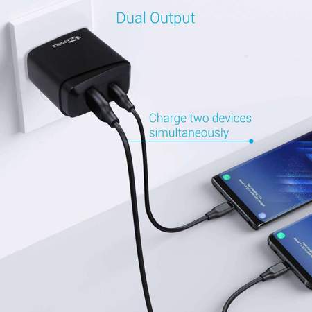 Portronics Adapto 22- Travel Adapter With QC Type-C Output