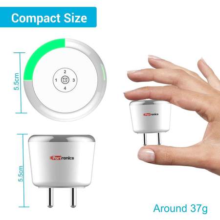 Portronics Adapto 469- 31A Charger with Time Control