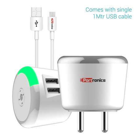 Portronics Adapto 469- 31A Charger with Time Control