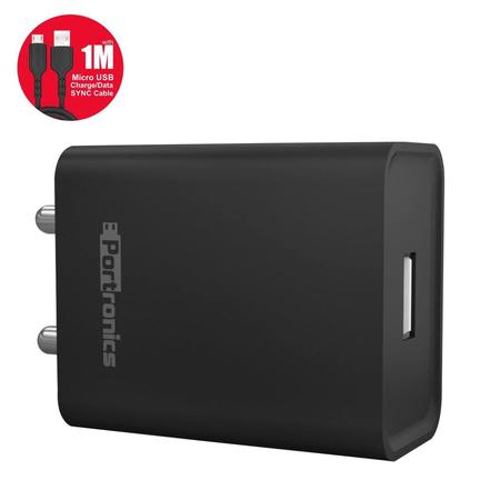 Portronics Adapto 62- 24A Adapter with Single USB Port