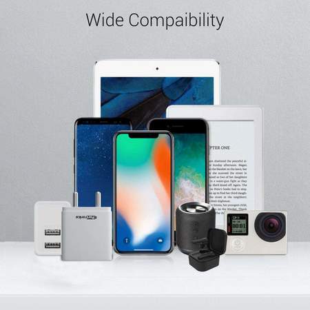 Portronics Adapto 648- 24A Charger with Dual USB Ports