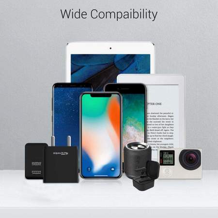 Portronics Adapto 649- 24A Charger with Dual USB Ports