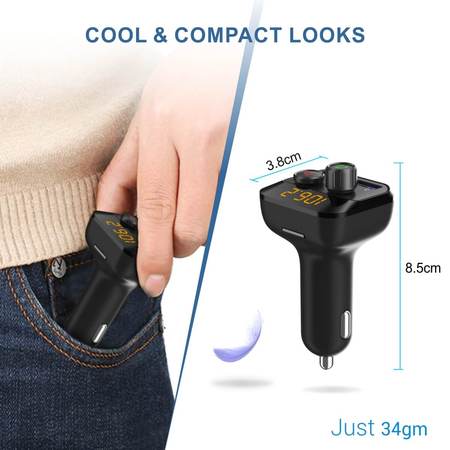 Portronics Auto 10- SMART AUDIO CONNECTOR 34A CAR CHARGER