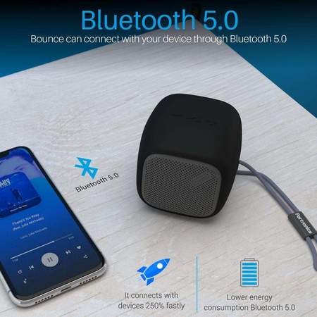 Portronics Bounce- Portable Bluetooth Speaker with FM