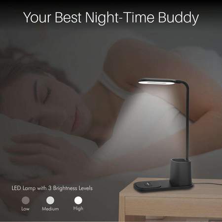 Portronics Brillo II- Lamp with Wireless Charging