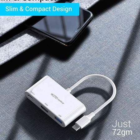 Portronics C-Konnect- USB-C Multiport Adapter