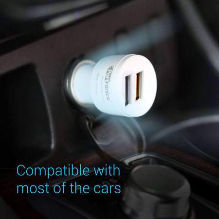 Portronics Car Power QC- Car Charger with Dual USB Port
