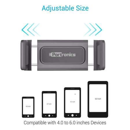Portronics Clamp 68- Car Mobile Holder