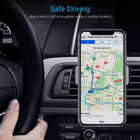 Portronics Clamp 68- Car Mobile Holder