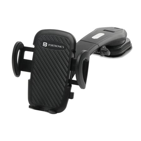 Portronics Clamp B- Universal Car Mobile Holder